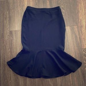 Black skirt